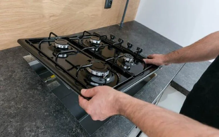 Kitchen appliance installation